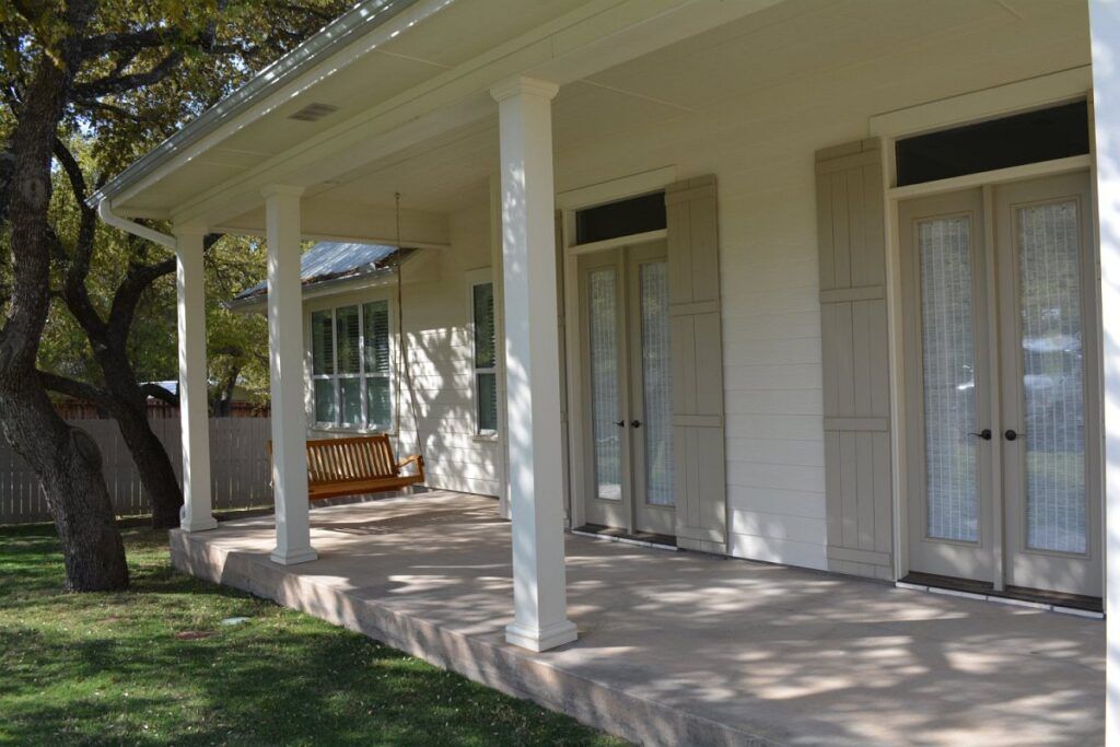 Patio and Entries