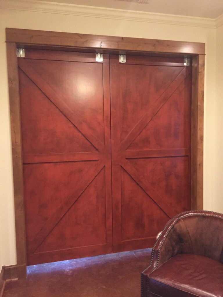 Interior, Sliding Barn-Style Doors